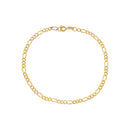 Pulseira Dourada Masculina Elo 3 por 1 &