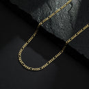 Corrente Dourada Masculina Elo 3 por 1 &