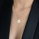 Colar Dourado Religioso Medalha Espirito Santo - Galeria