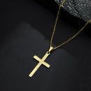 Pingente Dourado Masculino de Cruz - Galeria