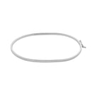Pulseira Bracelete Oval em Prata 925