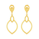 Brinco Dourado Luxo Gota de Gala