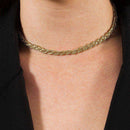 Colar Dourado Chocker Trançada - Galeria