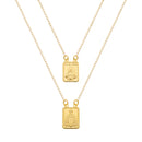 Escapulário Dourado Masculino Tradicional