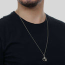 Pingente Prateado São Jorge - Galeria
