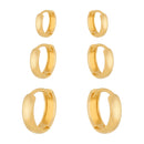 Trio Dourado de Argolinhas